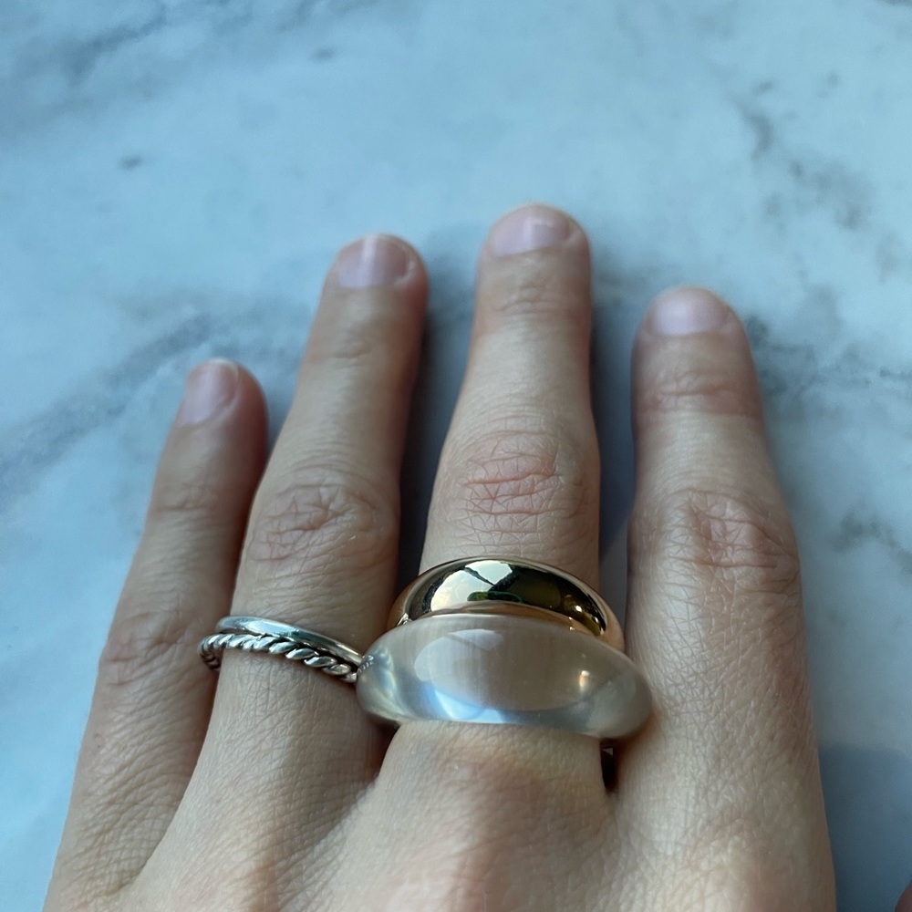Double stackable dome rings